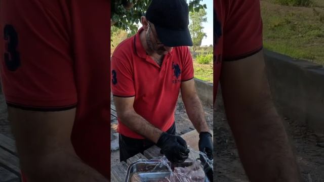 Шашлык из свинины на мангале.Как подготовить мясо для