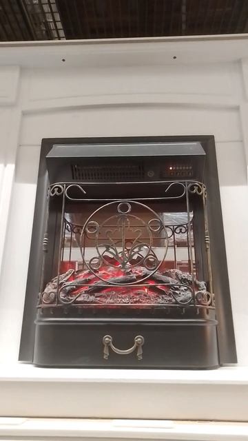 Электрический камин. Треск звука горящих дров. смотреть онлайн