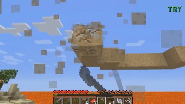 Minecraft LAVA ISLAND SURVIVAL[Майним, крафтим, выживаем!] #1