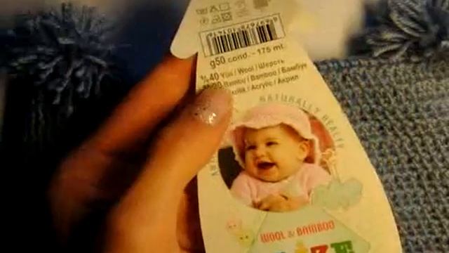 0  Как связать шапку с помпонами, образец