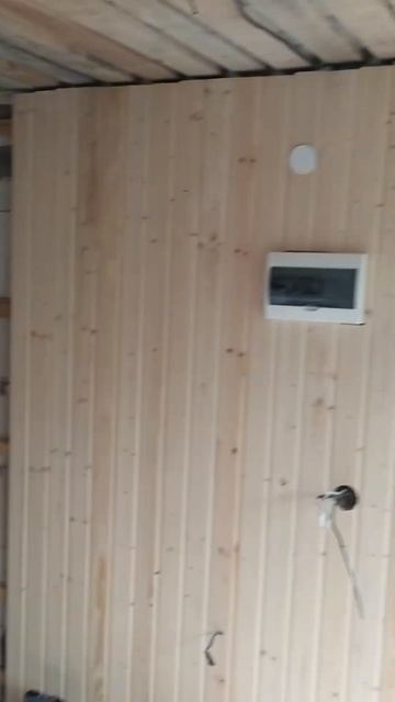 Вагонка в комнате отдыха.баня#shortsvideo смотреть онлайн