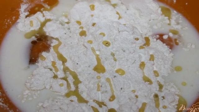 Блины с фаршем и куриной печенью