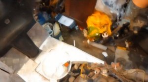 Скутер не заводится со стартера на холодную  Слабая искра