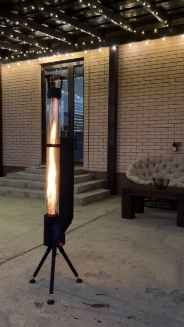 Разжигаем камин на пеллетах 😍. #дом #уют #терраса #ками смотреть онлайн