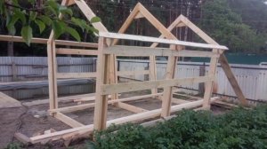 Беседка из досок своими руками.