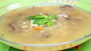 Суп из куриной печени