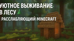 Уютное выживание в лесу 🌲 | Расслабляющий Minecraft