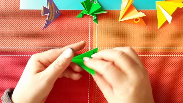 🚀 Обитатели пруда. Какие секреты у оригами? Аппликация «Кто живет в пруду?» Базовая форма «Двойной