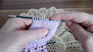 Носки двухцветным узором/Ленивый жаккард