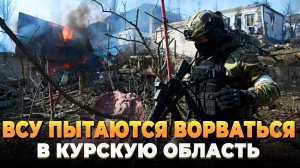 Новости СВО 2025 - ВСУ пытаются ворваться в Курскую область снова