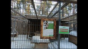 зоопарк. лисы