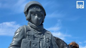 Сегодня на территории кладбища № 3 установили памятник погибшим участникам СВО