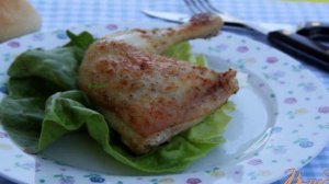 Куриные окорочка в в горчично-винном соусе