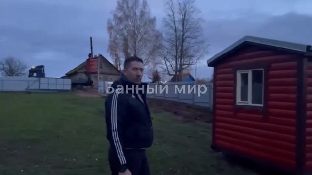 Баня 6х2,3 м, в готовом виде за четыре дня!