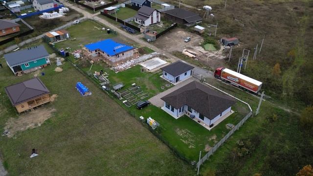 Обзор дома из газобетона. Типовой проект. Bavaria-Bau