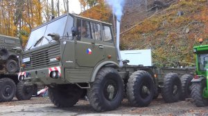 Мощь! Заводим военный грузовик с турбодизелем V12 (объем 8л)