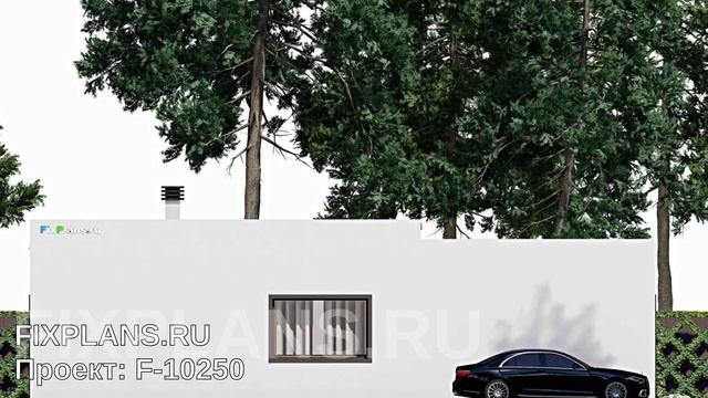 Проект одноэтажного дома F-10250