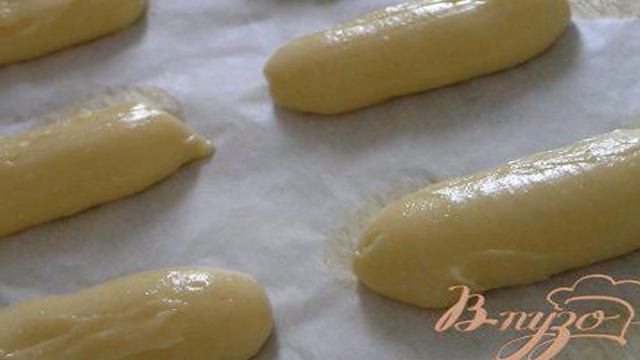 Эклеры с заварным лимонным кремом
