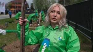 Сотрудники МТРК «Мир» высадили рябины, ели и сосны в память о своих родственниках-фронтовиках