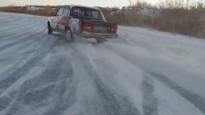 Парный зимний дрифт | Помяли жигули | Дрифта больше не будет... жигули