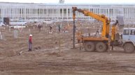 Промышленная теплица на фундаменте без бетона