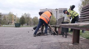 В Костроме начали благоустраивать сквер на ул. Голубкова