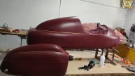 Процесс шлифовки лакового покрытия на Velorex 560.
