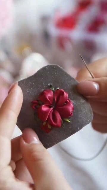 Самая маленькая сумочка для #тедди и #куколки #вышивка смотреть онлайн