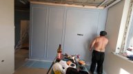 ПОКРАСКА ВАЛИКОМ С МАЛЕНЬКИМ ВОРСОМ И МОЛДИНГИ