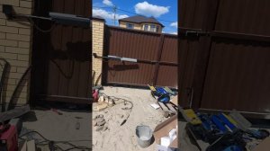 Китайская автоматика на распашные ворота !!!