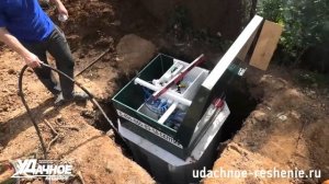 Волгарь 5-П - Септик для дачи без откачки быстрый монта?