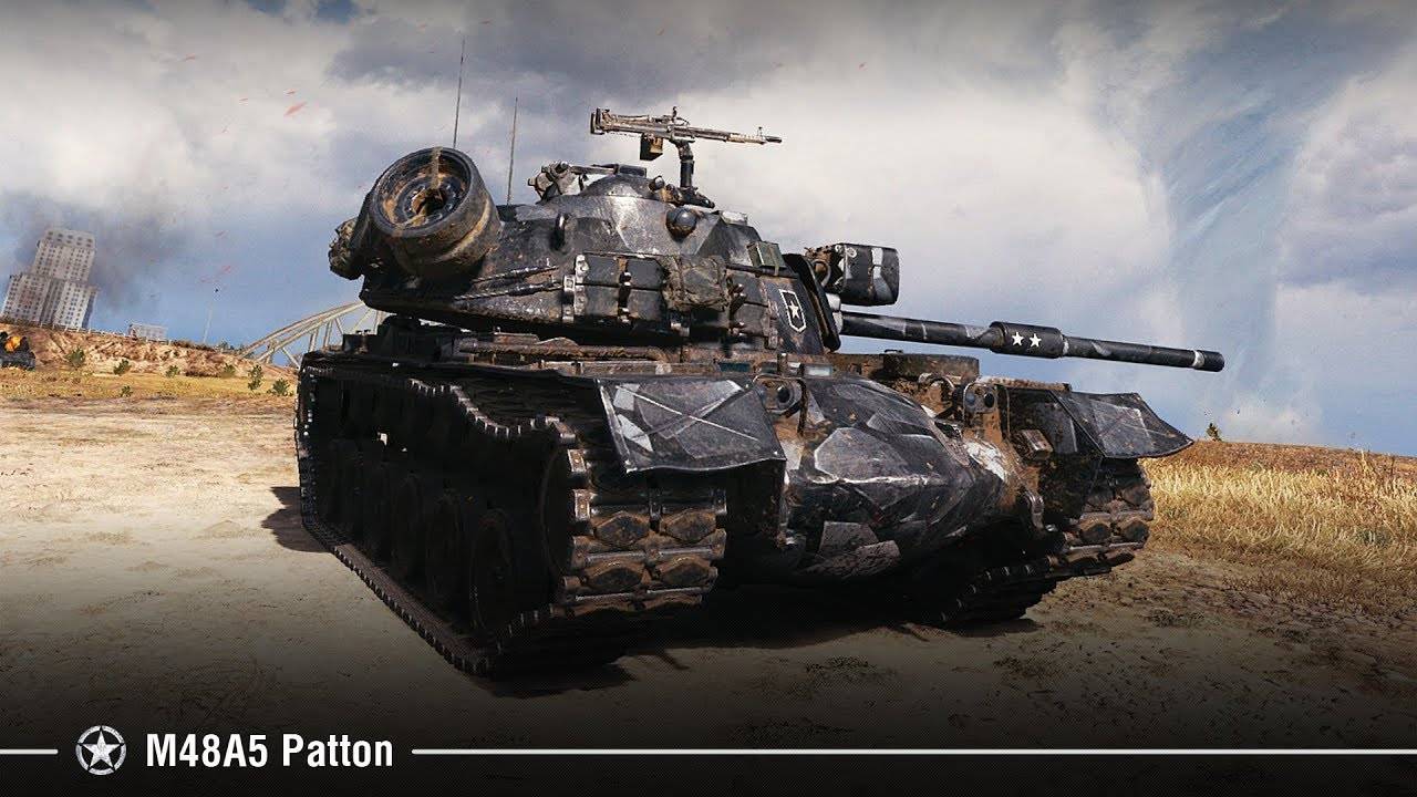 Универсальный средний танк M48A5 Patton МИР ТАНКОВ