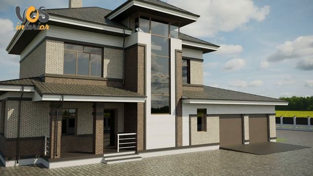 Проект двухэтажного дома для большой семьи смотреть онлайн