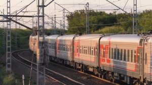 ЭП1М-661 с поездом №231 Ейск-Москва следует по перегону Тарасовка-Миллерово