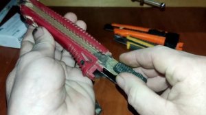 Тайны канцелярского ножа! Как ломать лезвия как помен?