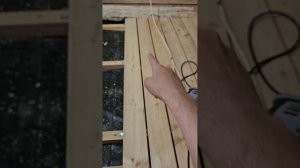 Проливные полы в срубе часть 3 #баня
