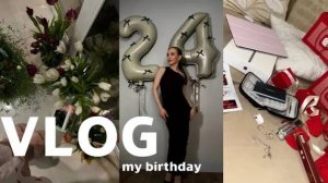 vlog МОЙ ДЕНЬ РОЖДЕНИЯ!|Sweet 24-st🎂|Распаковка ПОДАРКОВ🎀|Мои итоги| УЮТНЫЙ день|Купила iPad📱