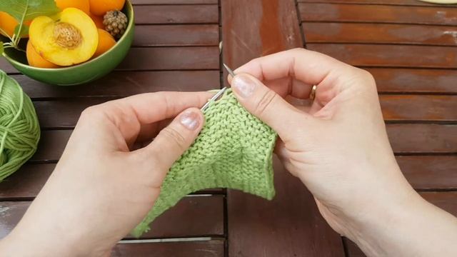 Вяжем фоновый секционный узор спицами ❤knitting pattern.