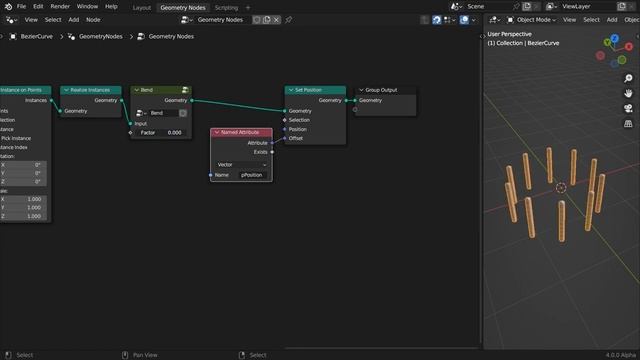 Creative coding bending chain