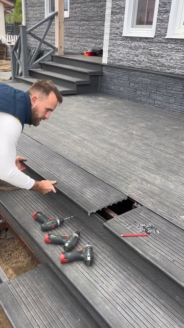 Когда осталась последняя ступень 😩 #дпк #терраса #дек? смотреть онлайн