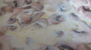 Макаронный пирог с грибами