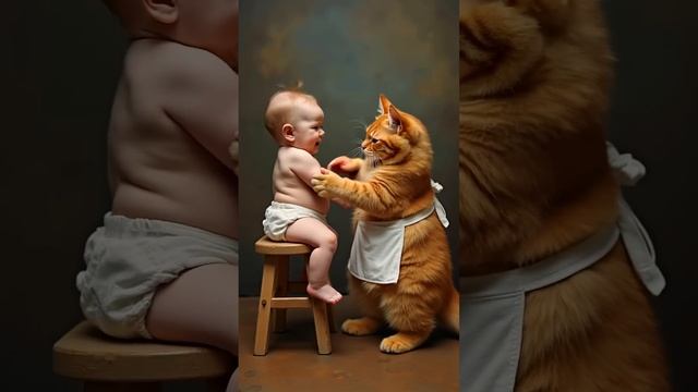 Бедный Кот Счастливчик – Его Жена Поддержала! 😻