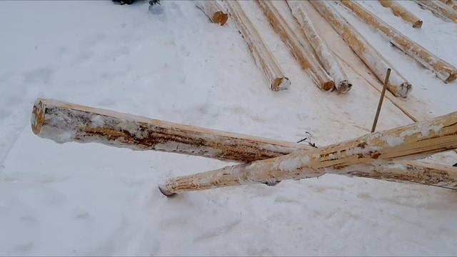 монтаж стропильной системы на срубе 6,5×5 в чашу / Срубы смотреть онлайн