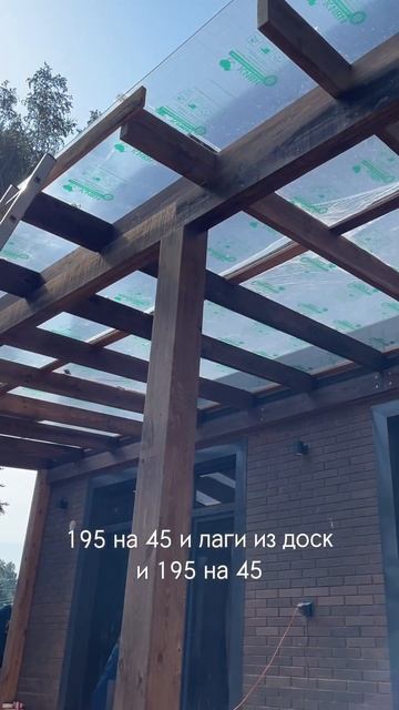 Веранда с монолитным поликарбонатом. #веранда смотреть онлайн