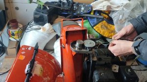 Электропривод хобота снегоуборщика Husqvarna ST261E