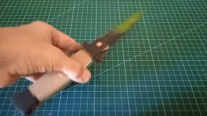 Как сделать нож СТИЛЕТ в скине "Флакс" из Стандофф 2 / Stiletto "Flux" из Стандофф 2 / Как сделать