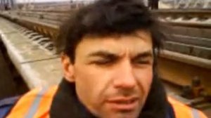 Железнодорожник даёт интервью