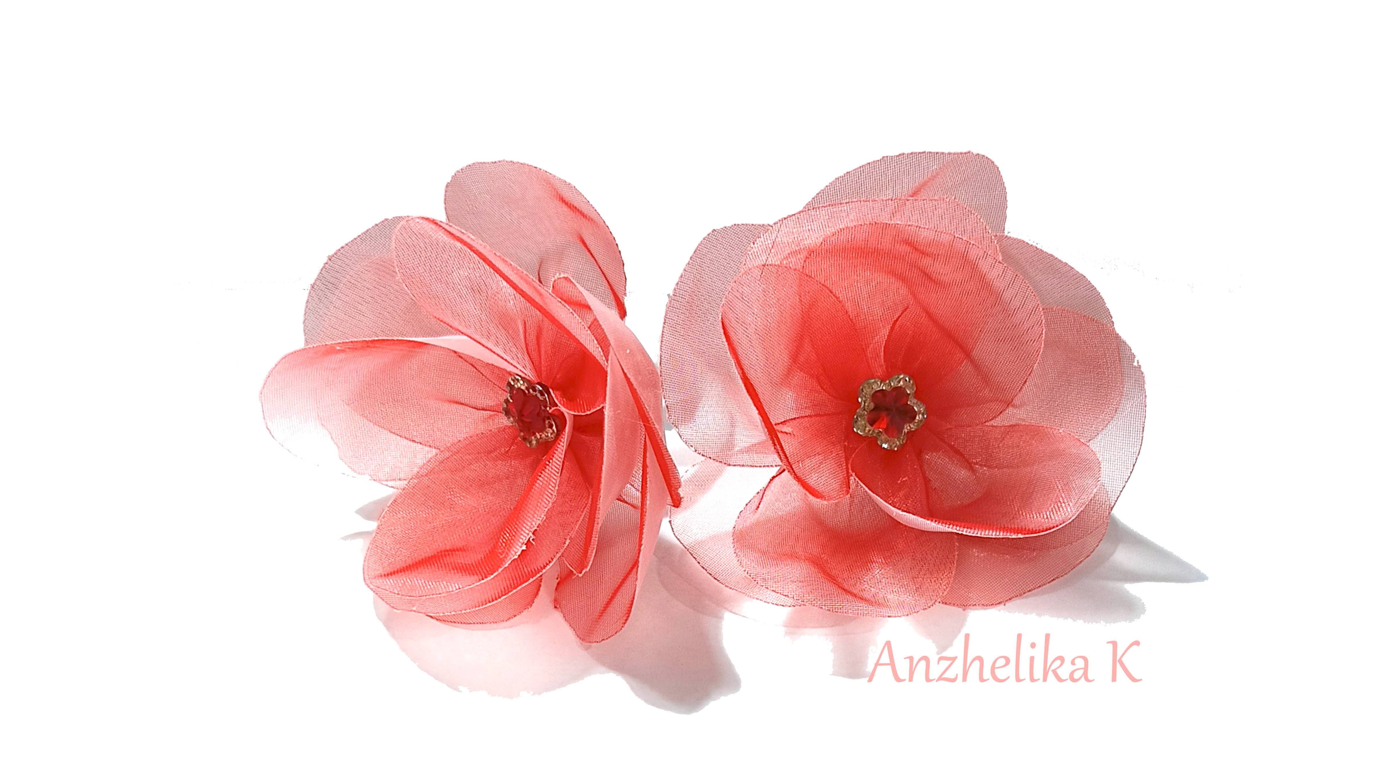 Мастер класс / Цветы 🌸из органзы/ смотреть онлайн