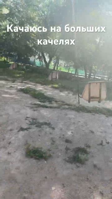 Диана Кристал качается на больших качелях смотреть онлайн