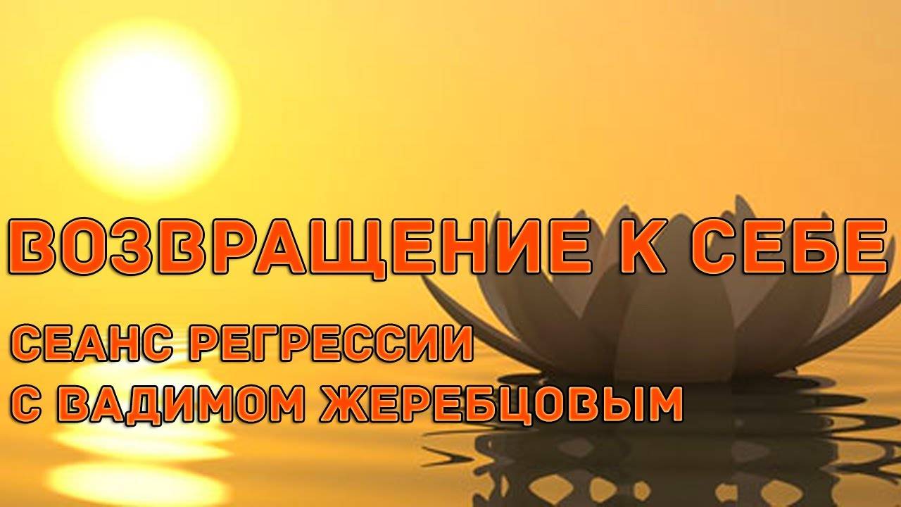 Сеанс регрессии с Вадимом Жеребцовым. Возвращение к себе.